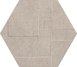 Керамогранит Emil Ceramica (Acif) Sixty Esagona Timbro Fango Silk EKN0 18,2x21 матовый