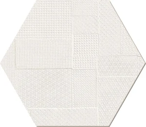 Керамогранит Emil Ceramica (Acif) Sixty Esagona Timbro Talco Silk EKN2 18,2x21 матовый