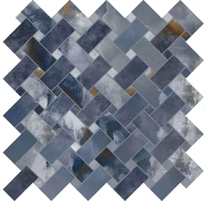 Мозаика Emil Ceramica (Acif) Tele Di Marmo Onyx Intrecci Blue Silk EKZM 30x30 матовая