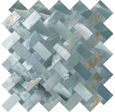 Мозаика Emil Ceramica (Acif) Tele Di Marmo Onyx Intrecci Green Silk EKZL 30x30 матовая