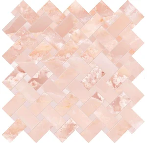 Мозаика Emil Ceramica (Acif) Tele Di Marmo Onyx Intrecci Pink Silk EKZJ 30x30 матовая