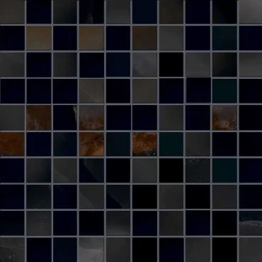 Мозаика Emil Ceramica (Acif) Tele Di Marmo Onyx Mosaico 3X3 Black Silk EKZ4 30x30 матовая