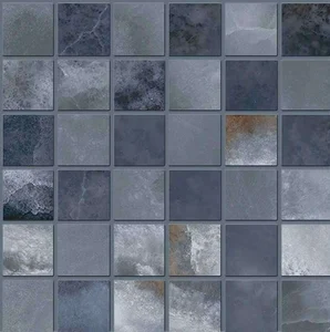 Мозаика Emil Ceramica (Acif) Tele Di Marmo Onyx Mosaico 5X5 Blue Silk EKZ2 30x30 матовая