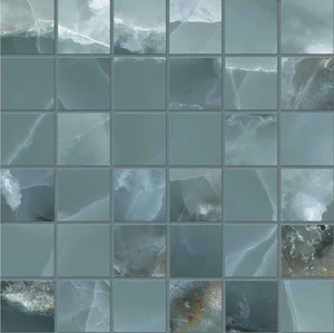 Мозаика Emil Ceramica (Acif) Tele Di Marmo Onyx Mosaico 5X5 Green Silk EKYV 30x30 матовая