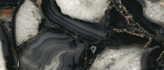 Tele Di Marmo Precious Agate Black Lappato ELMK