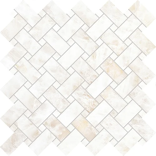 Мозаика Emil Ceramica (Acif) Tele Di Marmo Precious Intrecci Crystal White Lappato ELVL 30x30 лаппатированная Мозаика Emil Ceramica (Acif) Tele Di Marmo Precious Intrecci Crystal White Lappato ELVL 30x30 лаппатированная