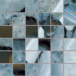 Мозаика Emil Ceramica (Acif) Tele Di Marmo Precious Mosaico Agate Azure Lappato EM4X 30x30 лаппатированная