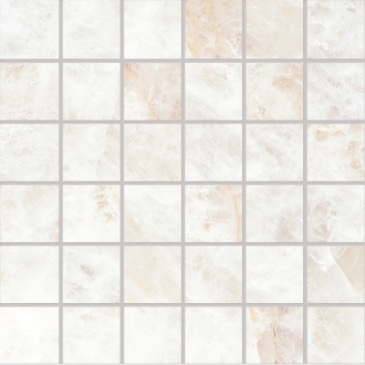 Tele Di Marmo Precious Mosaico Crystal White Lappato ELVC