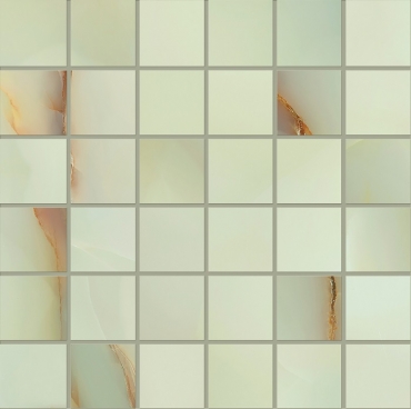 Керамогранит Emil Ceramica (Acif) Tele Di Marmo Pure Onyx Mosaico Giada Lappato EMQW 30x30 полированный
