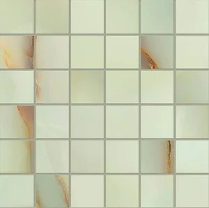 Керамогранит Emil Ceramica (Acif) Tele Di Marmo Pure Onyx Mosaico Giada Lappato EMQW 30x30 полированный