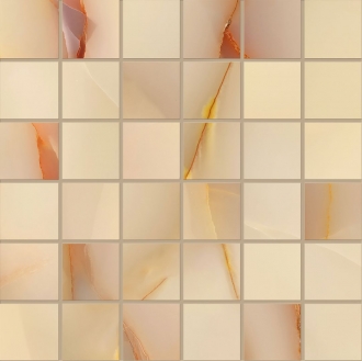 Tele Di Marmo Pure Onyx Mosaico Miele Lappato EMQT