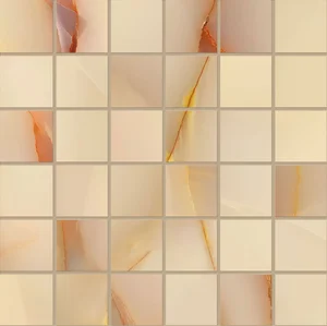 Керамогранит Emil Ceramica (Acif) Tele Di Marmo Pure Onyx Mosaico Miele Lappato EMQT 30x30 полированный
