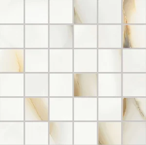 Керамогранит Emil Ceramica (Acif) Tele Di Marmo Pure Onyx Mosaico Perla Lappato EMQU 30x30 полированный