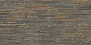 Керамогранит Emil Ceramica (Acif) Tele Di Marmo Reloaded Doghe Fossil Brown Malevich Lapp E0FP 60x120 лаппатированный