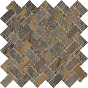 Мозаика Emil Ceramica (Acif) Tele Di Marmo Reloaded Intrecci Fossil Brown Malevich Lapp E0R5 30x30 лаппатированная