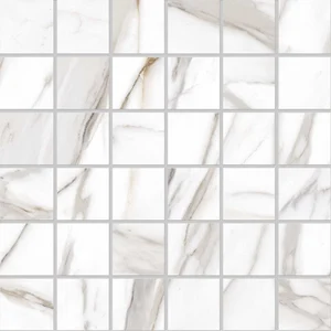 Мозаика Emil Ceramica (Acif) Tele Di Marmo Reloaded Mosaico 5X5 Calacatta Gold Canova Lapp E0QE 30x30 лаппатированная