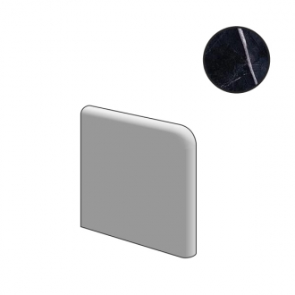 Tele di Marmo Revolution Doppio Becco Civetta Calacatta Black Naturale EHRF