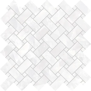 Мозаика Emil Ceramica (Acif) Tele Di Marmo Revolution Intrecci Thassos Nat EHPG 30x30 матовая