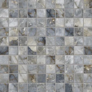 Мозаика Emil Ceramica (Acif) Tele Di Marmo Revolution Mosaico 3X3 Blu Ande Lapp EHPC 30x30 лаппатированная