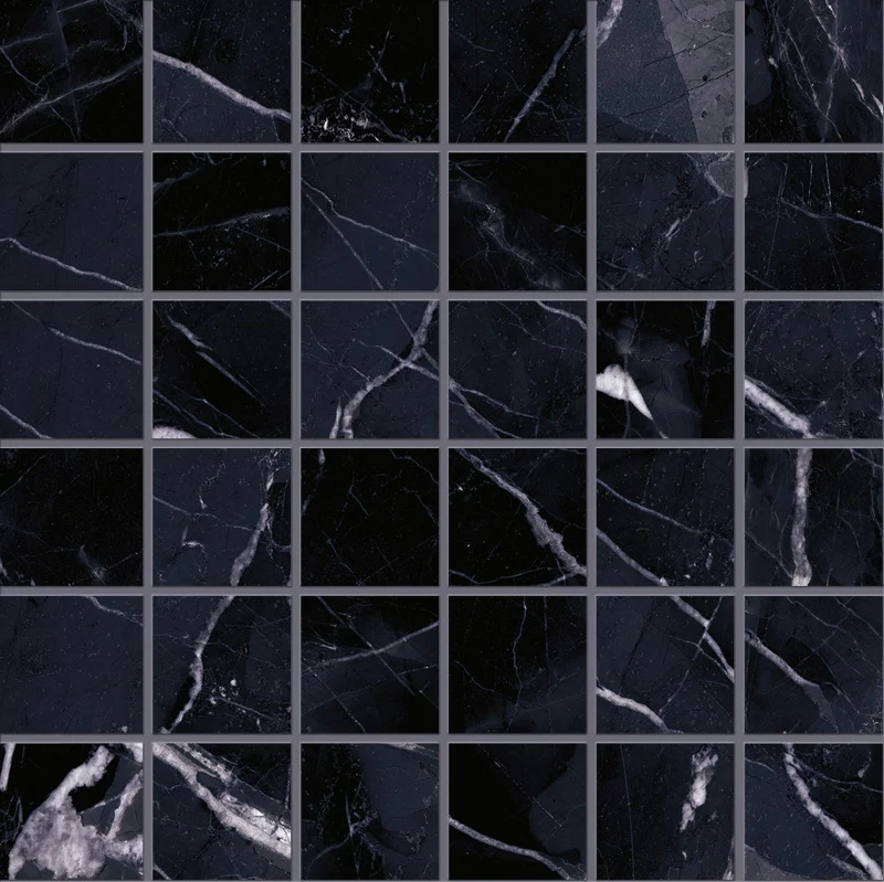 Мозаика Emil Ceramica (Acif) Tele Di Marmo Revolution Mosaico 5X5 Calacatta Black Nat EHNY 30x30 матовая Мозаика Emil Ceramica (Acif) Tele Di Marmo Revolution Mosaico 5X5 Calacatta Black Nat EHNY 30x30 матовая