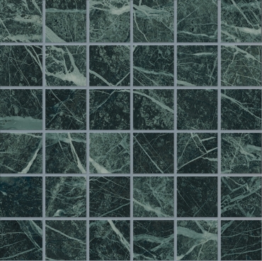 Мозаика Emil Ceramica (Acif) Tele Di Marmo Revolution Mosaico 5X5 Verde Saint Denis Nat EHNX 30x30 матовая
