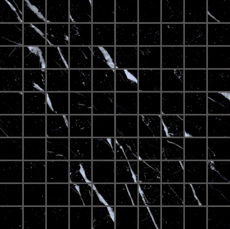 Мозаика Emil Ceramica (Acif) Tele Di Marmo Selection Mosaico 3X3 Nero Marquinia Nat EK4U 30x30 матовая Мозаика Emil Ceramica (Acif) Tele Di Marmo Selection Mosaico 3X3 Nero Marquinia Nat EK4U 30x30 матовая