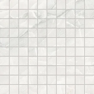 Мозаика Emil Ceramica (Acif) Tele Di Marmo Selection Mosaico 3X3 White Paradise Lapp EK4W 30x30 лаппатированная