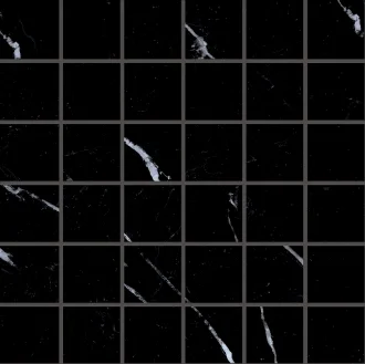 Tele Di Marmo Selection Mosaico 5X5 Nero Marquinia Nat EK4L