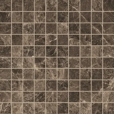 Мозаика Emil Ceramica (Acif) Tele Di Marmo Mosaico 3X3 Frappuccino Pollock Lapp EDQ8 30x30 лаппатированная