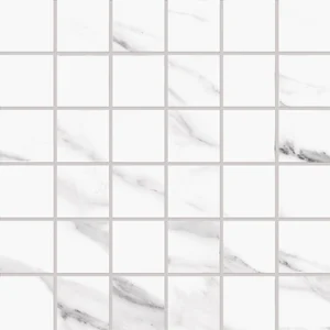 Мозаика Emil Ceramica (Acif) Tele Di Marmo Mosaico 5X5 Statuario Michelangelo Lapp EEHA 30x30 лаппатированная