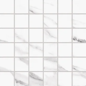 Tele Di Marmo Mosaico 5X5 Statuario Michelangelo Nat EDRK