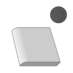Спецэлемент Emil Ceramica (Acif) Totalook Becco Civetta Matt Antracite EHVJ 15x15 матовый