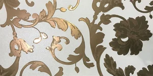Декоративный элемент Versace Emote Decoro Barocco Onice Bianco 262692 39x78 полированный
