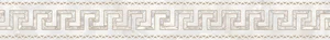 Бордюр Versace Emote Fascia Onice Bianco 262560 10x78 полированный
