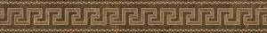 Бордюр Versace Emote Fascia Pulpis Marrone 262563 10x78 полированный