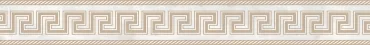 Бордюр Versace Emote Fascia Sabbiata Onice Bianco 262680 10x78 полированный