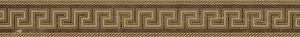 Бордюр Versace Emote Fascia Sabbiata Pulpis Marrone 262683 10x78 полированный