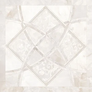 Декоративный элемент Versace Emote Intarsio Onice Bianco 262530 78x78 полированный