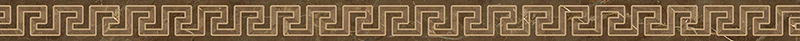 Бордюр Versace Emote Listello Pulpis Marrone 262573 4x78 полированный