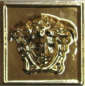 Вставка Versace Emote Medusa 3D Oro 10x10 полированная