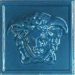 Вставка Versace Emote Medusa 3D Ottanio 262673 10x10 полированная