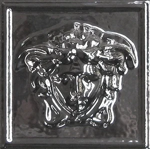 Вставка Versace Emote Medusa 3D Platino 10x10 полированная