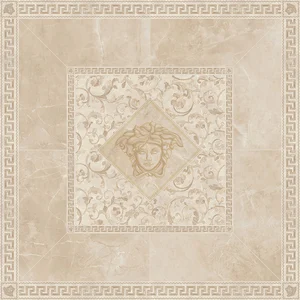 Панно Versace Emote Rosone Crema Marfil 262601 156x156 полированное