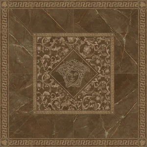 Панно Versace Emote Rosone Pulpis Marrone 262603 156x156 полированное