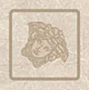 Вставка Versace Emote Tozzetto Crema Marfil 262581 4x4 полированная