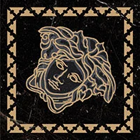 Вставка Versace Emote Tozzetto Nero Amasanta 262592 10x10 полированная