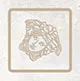 Вставка Versace Emote Tozzetto Onice Bianco 262580 4x4 полированная
