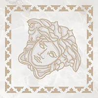 Вставка Versace Emote Tozzetto Onice Bianco 262590 10x10 полированная