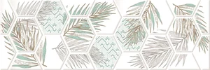 Декоративный элемент Emtile ColorBreeze Deco Leaves 20x60 глянцевый