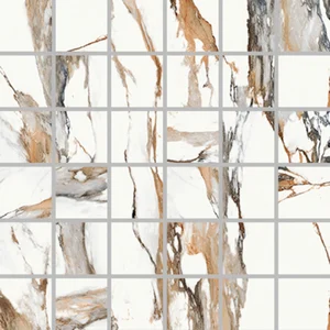 Мозаика Energieker Calacatta MSC Gold 30x30 лаппатированная